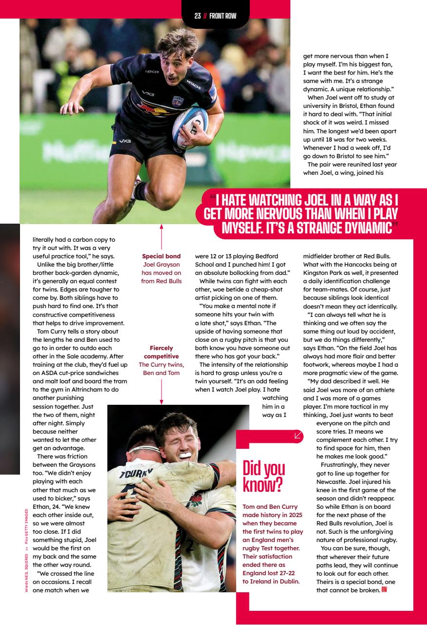 Rugby World Preview Pages