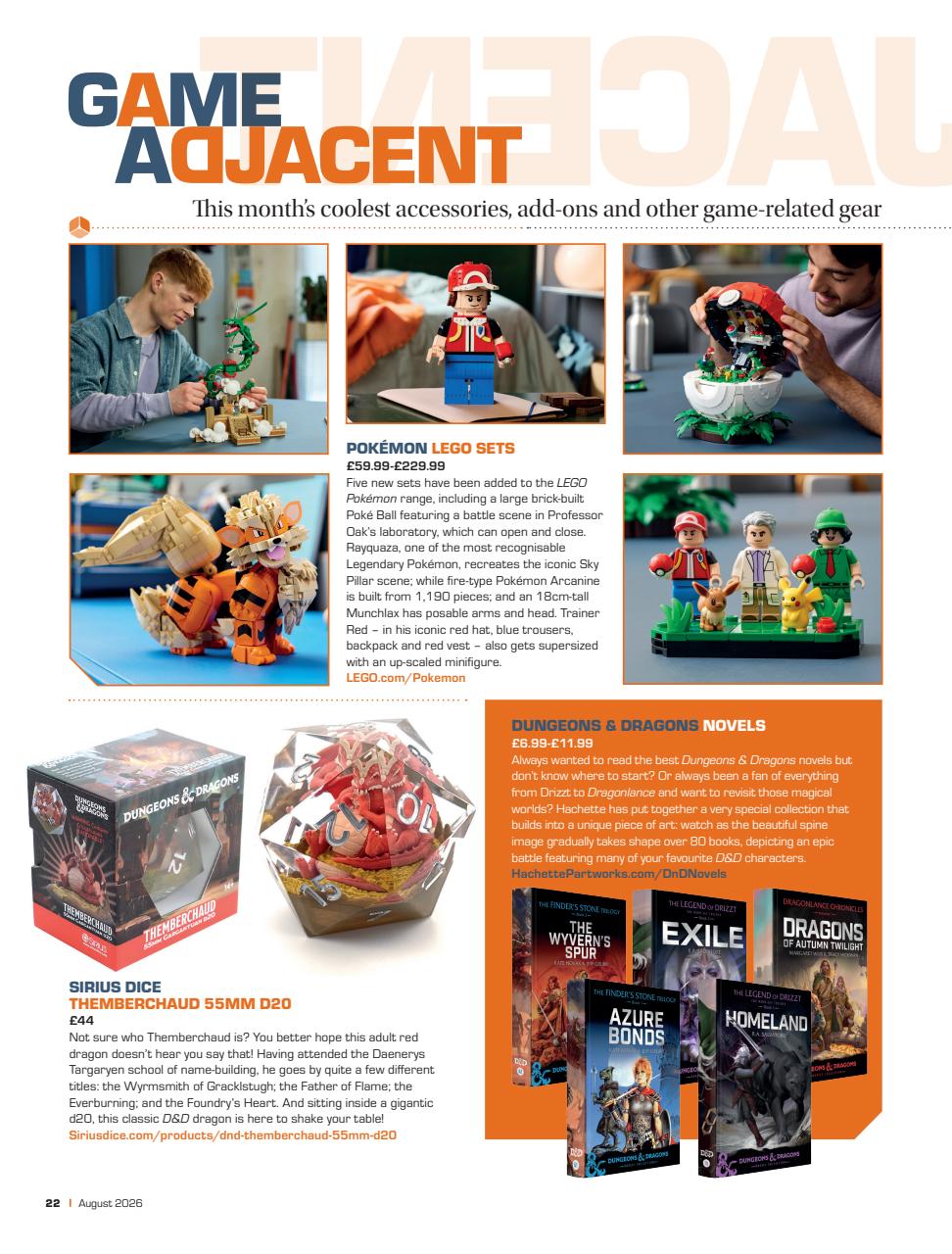 Tabletop Gaming Preview Pages