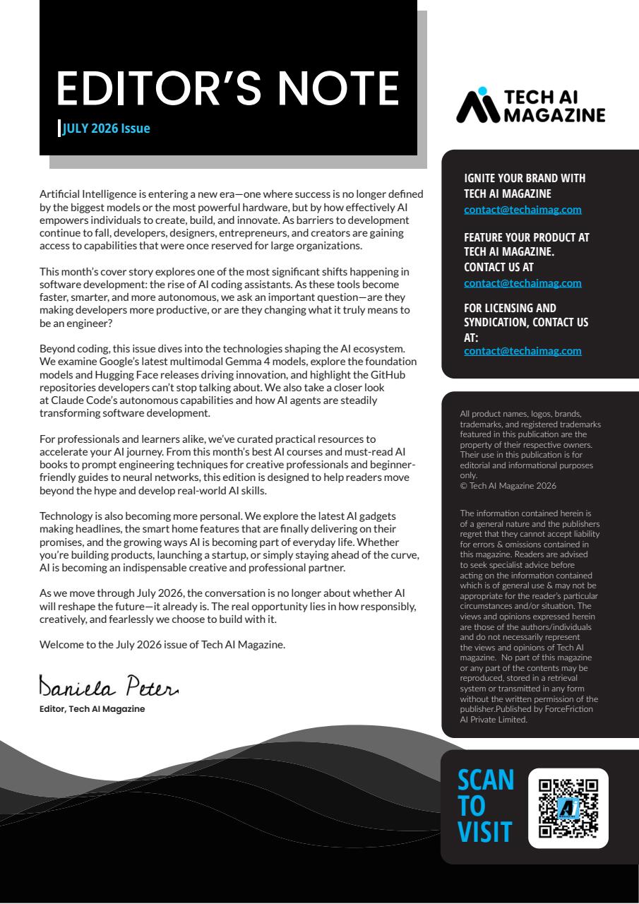 Tech AI Magazine Preview Pages