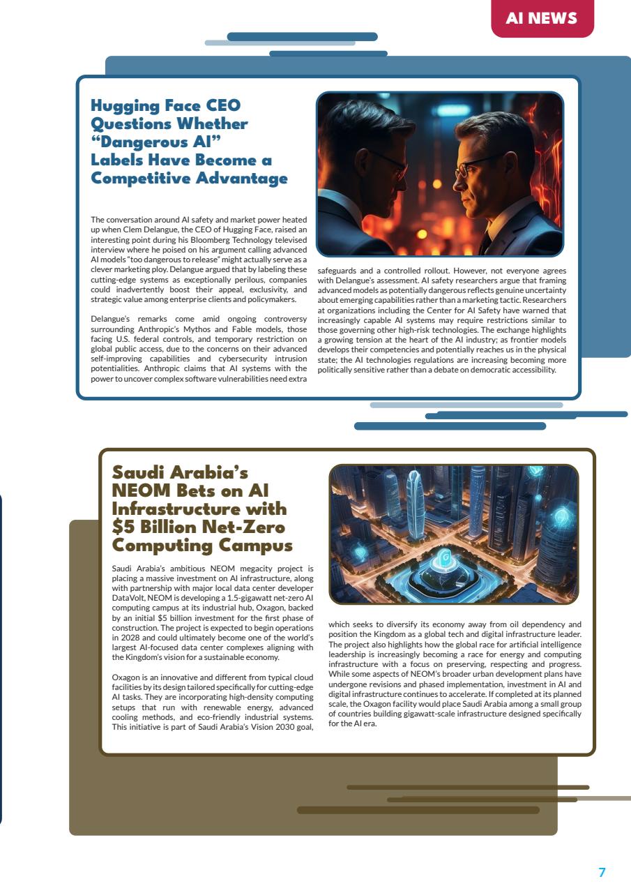 Tech AI Magazine Preview Pages