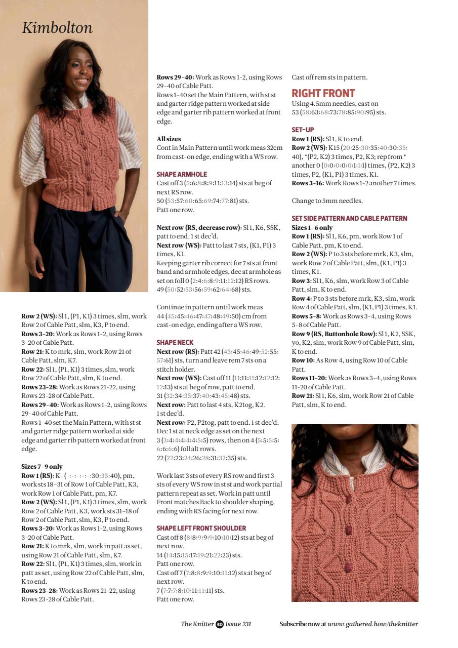 The Knitter Preview Pages