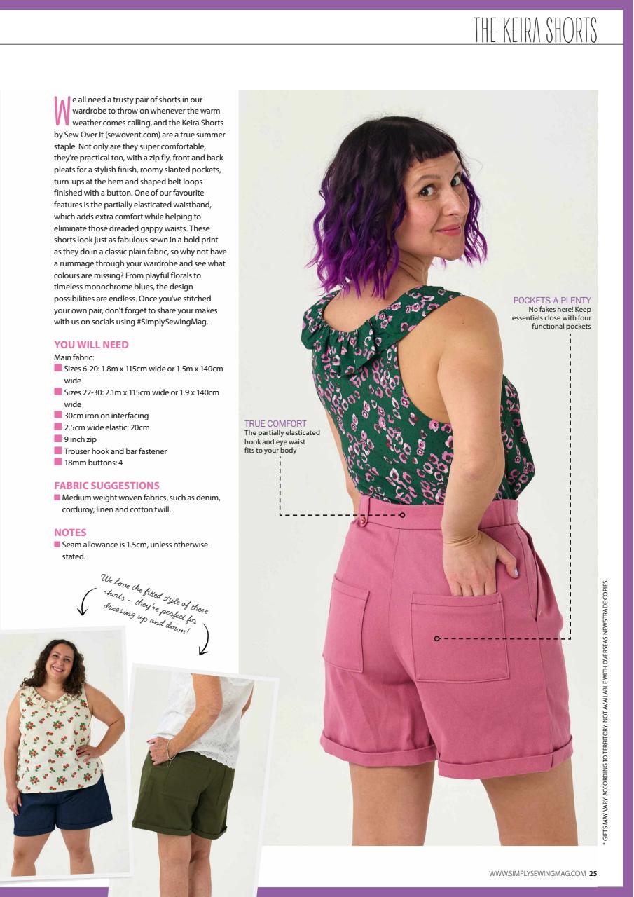Simply Sewing Preview Pages