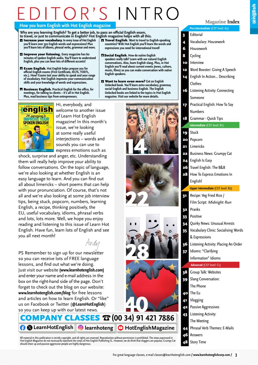 Learn Hot English Preview Pages