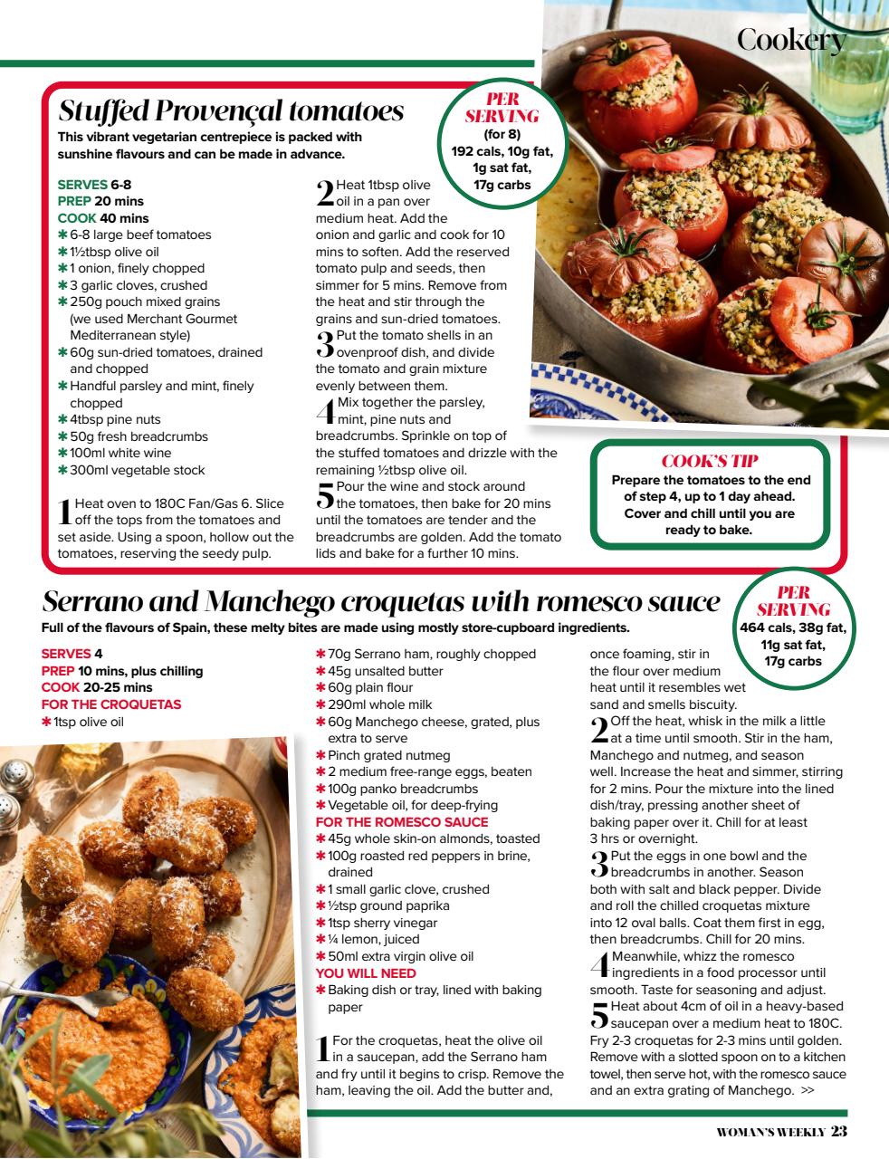 Woman's Weekly Preview Pages