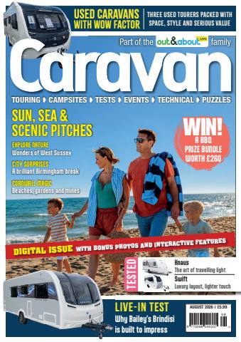 Caravan Magazine issue Sun, sea and scenic pitches - Caravan August 2026