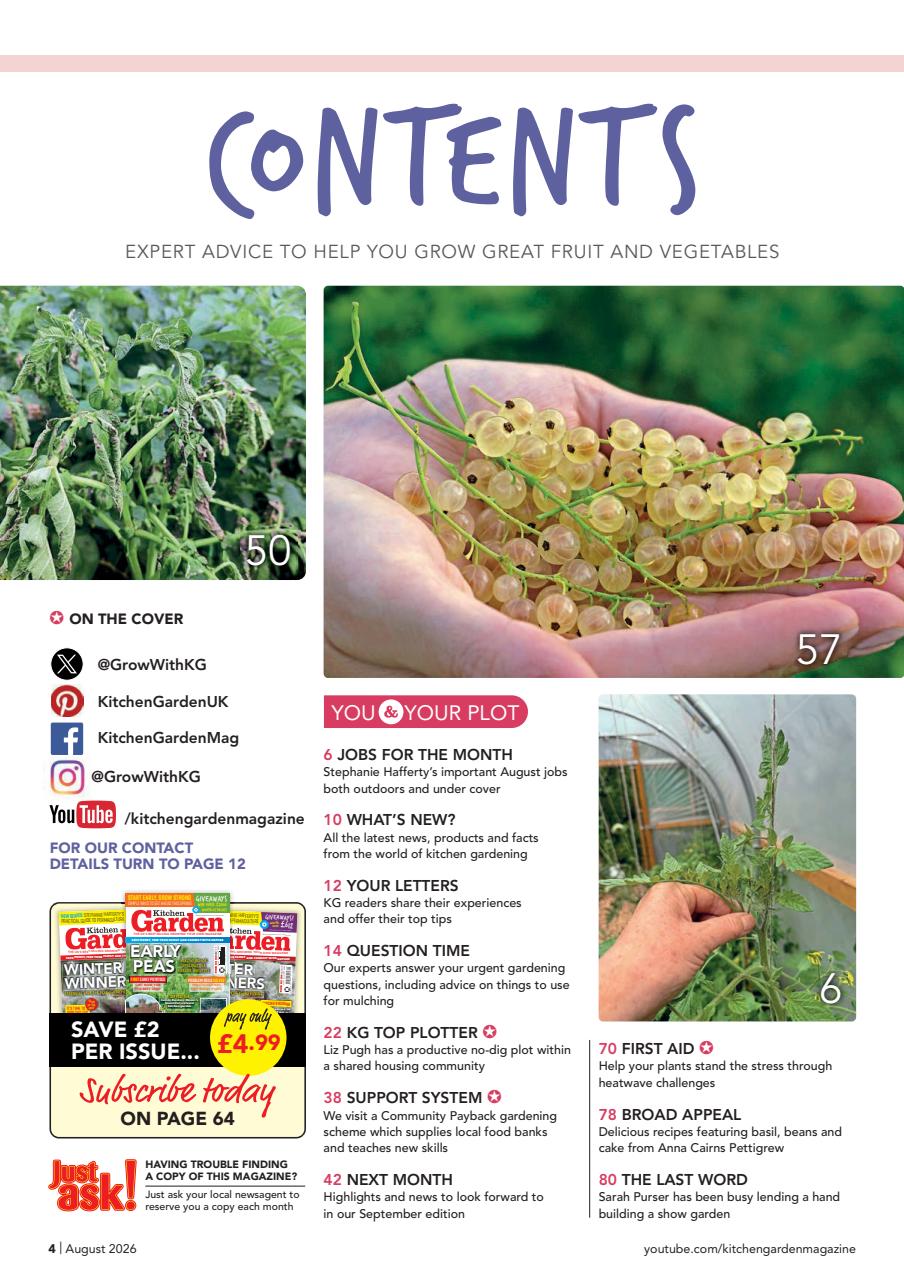 Kitchen Garden Magazine Preview Pages