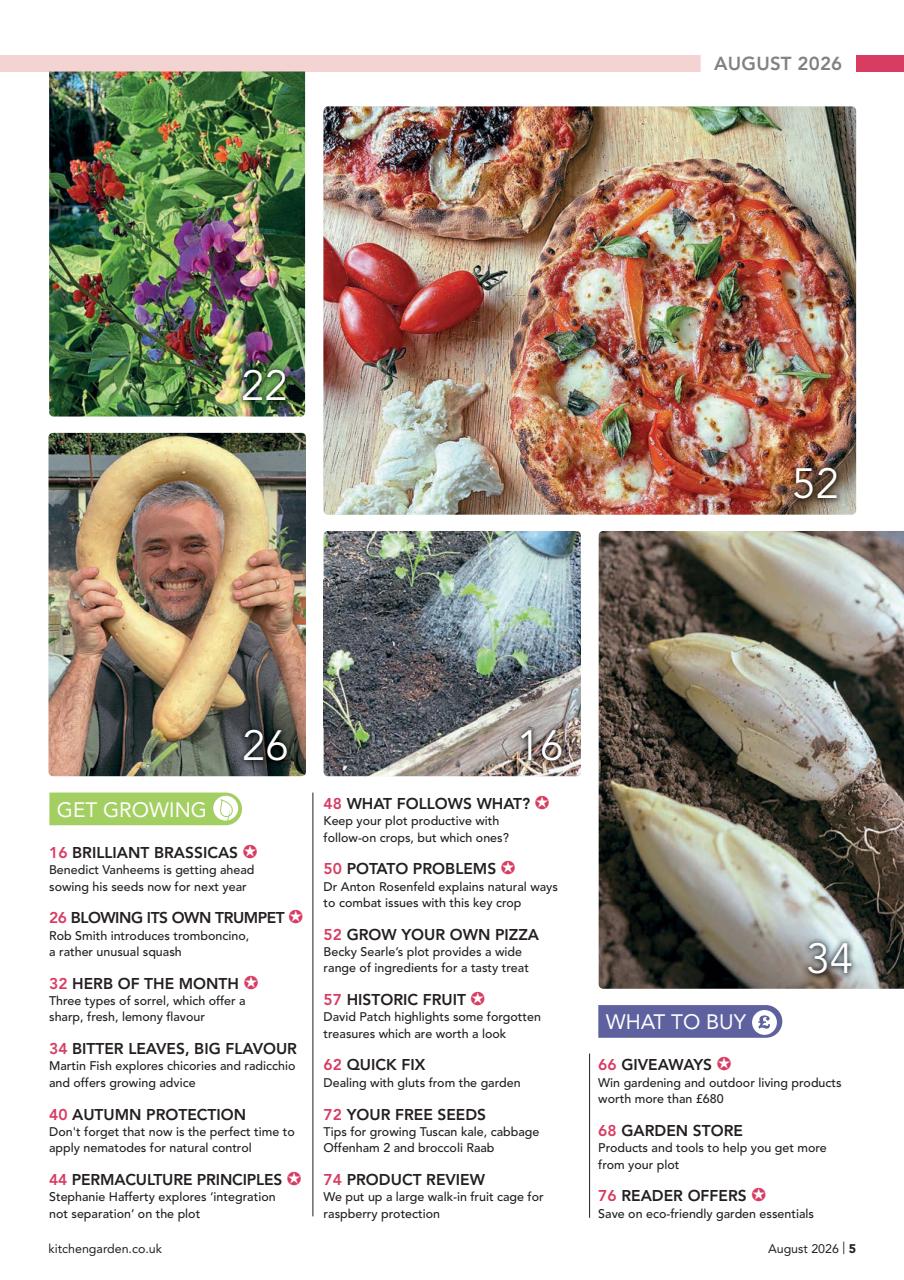 Kitchen Garden Magazine Preview Pages