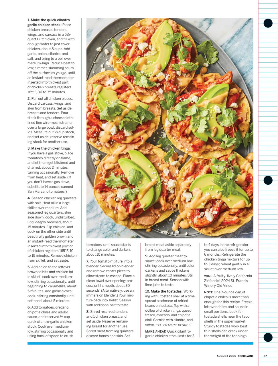 Food & Wine Preview Pages