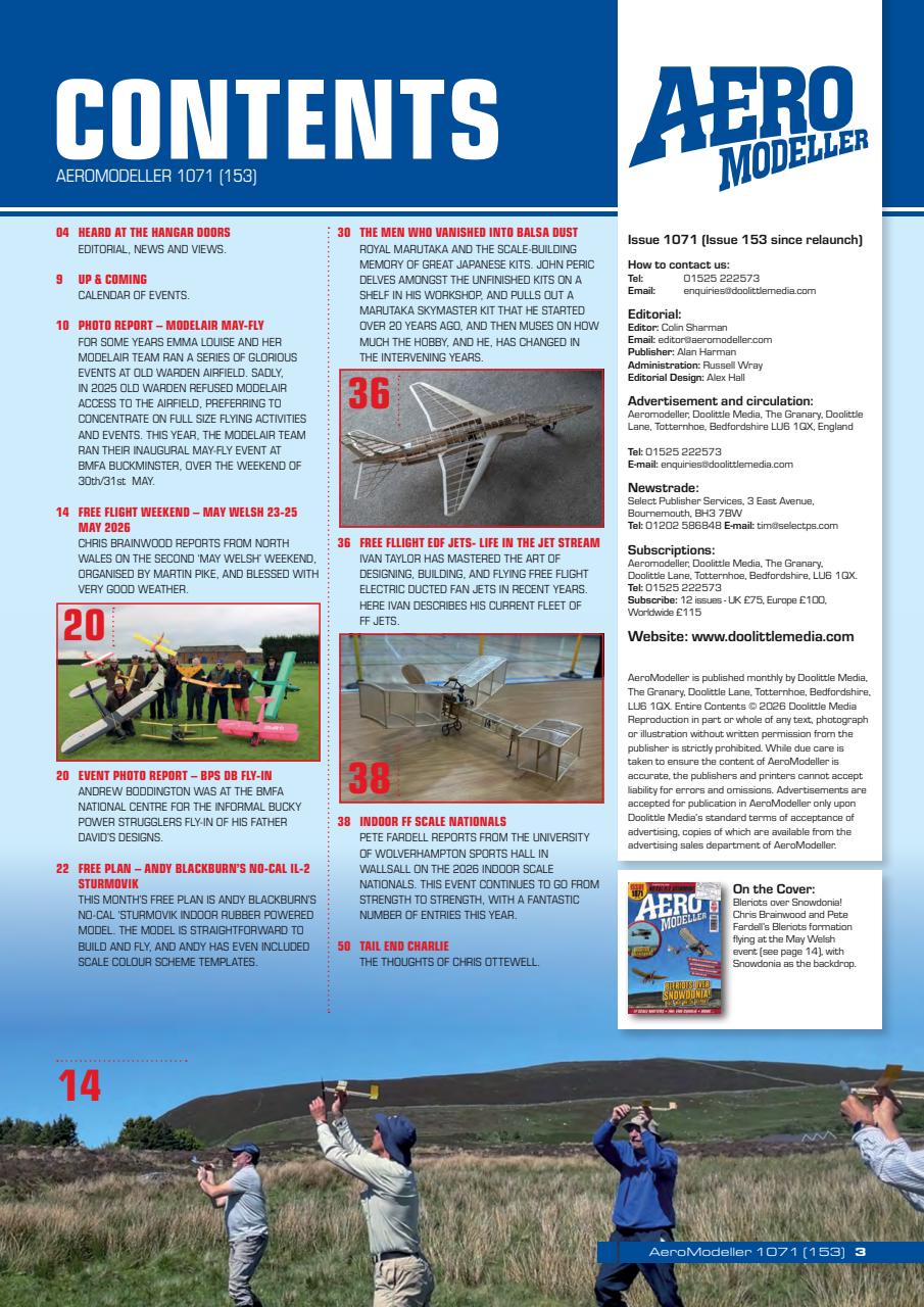 AeroModeller Preview Pages
