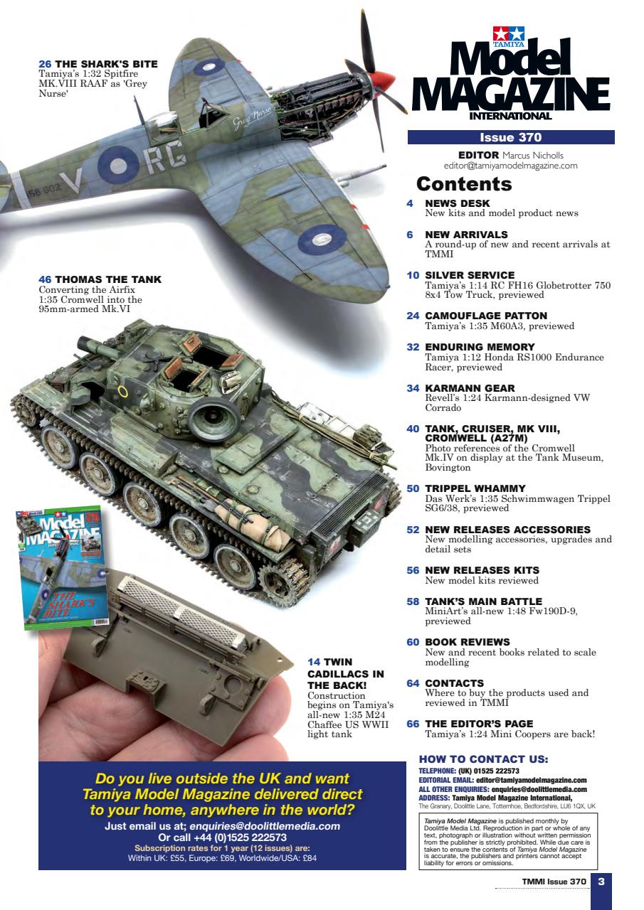 Tamiya Model Magazine Preview Pages