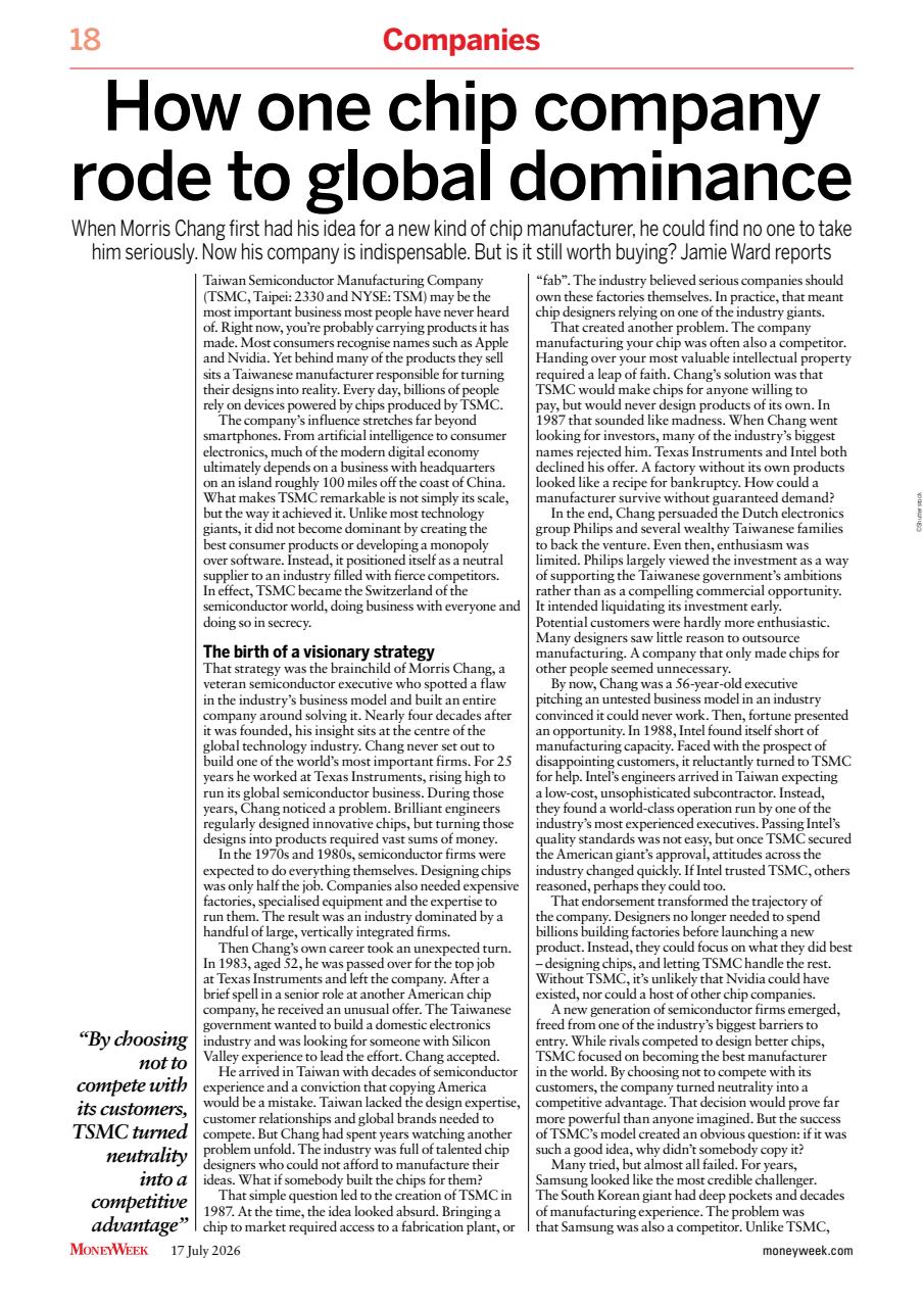 MoneyWeek Preview Pages