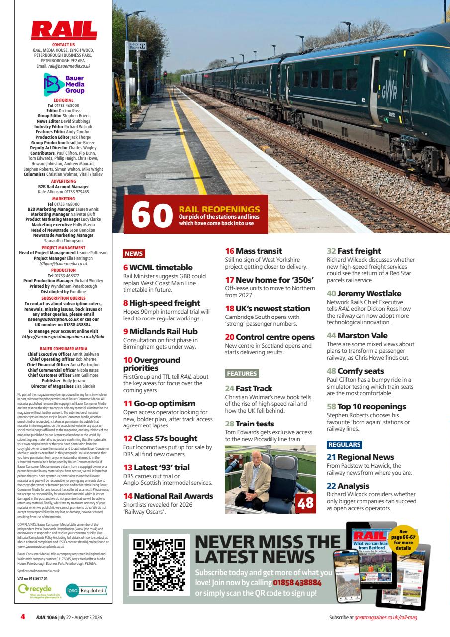 Rail Preview Pages