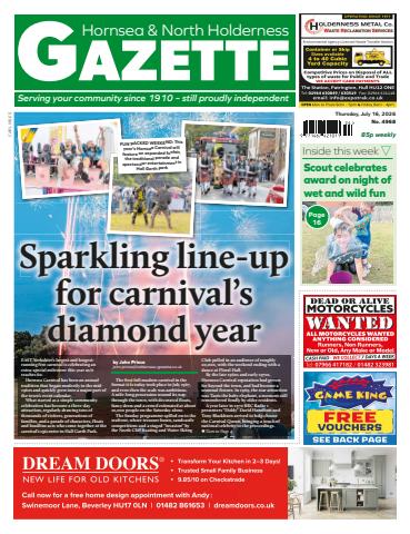 Hornsea Gazette July 16, 2026 issue Hornsea Gazette July 16, 2026