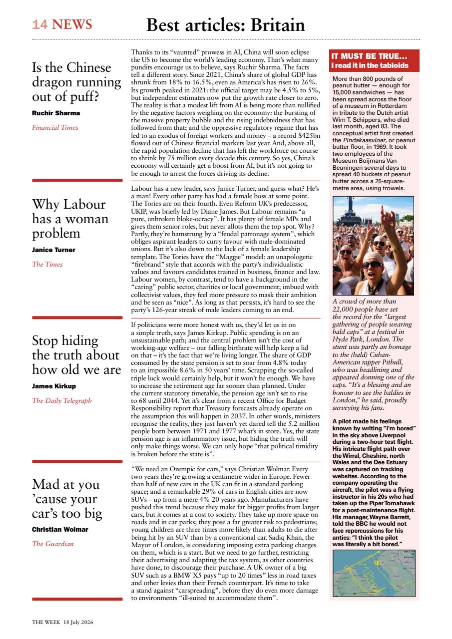 The Week Preview Pages