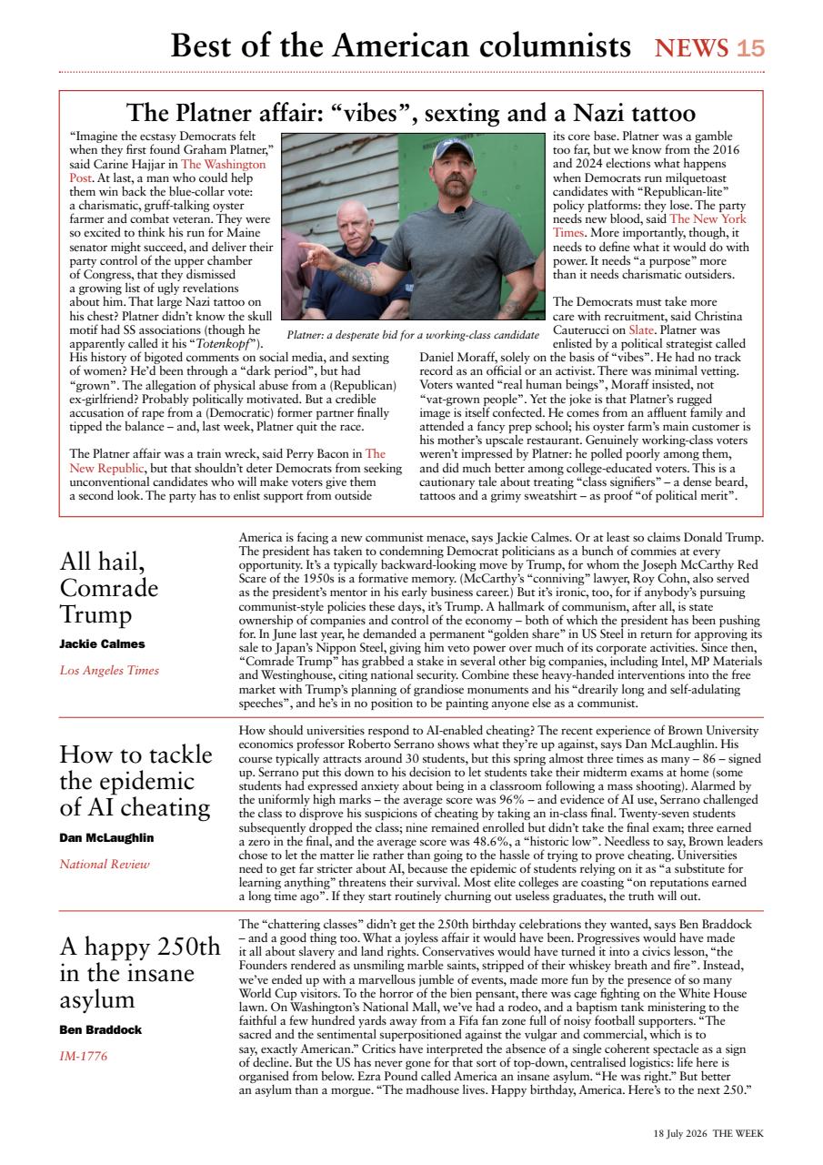 The Week Preview Pages
