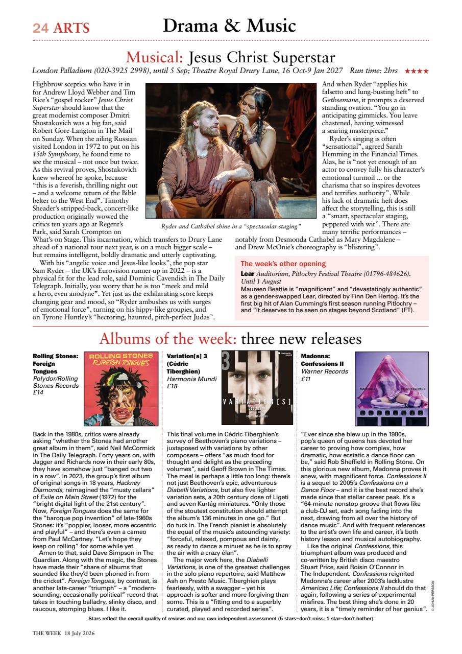 The Week Preview Pages