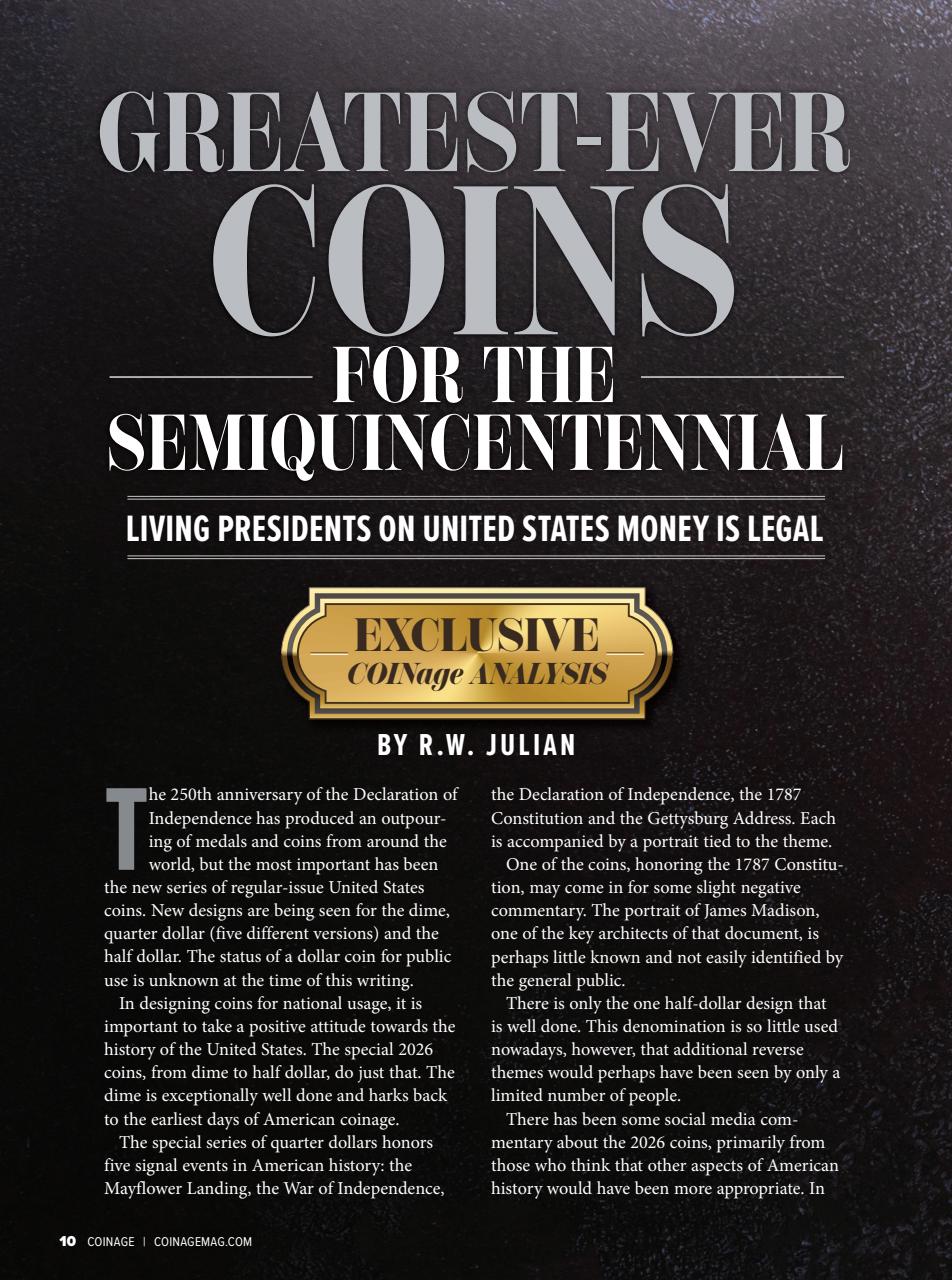 COINage Magazine Preview Pages