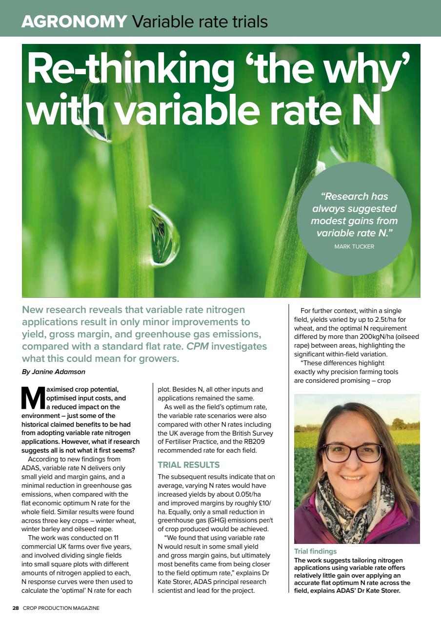 Crop Production Magazine Preview Pages