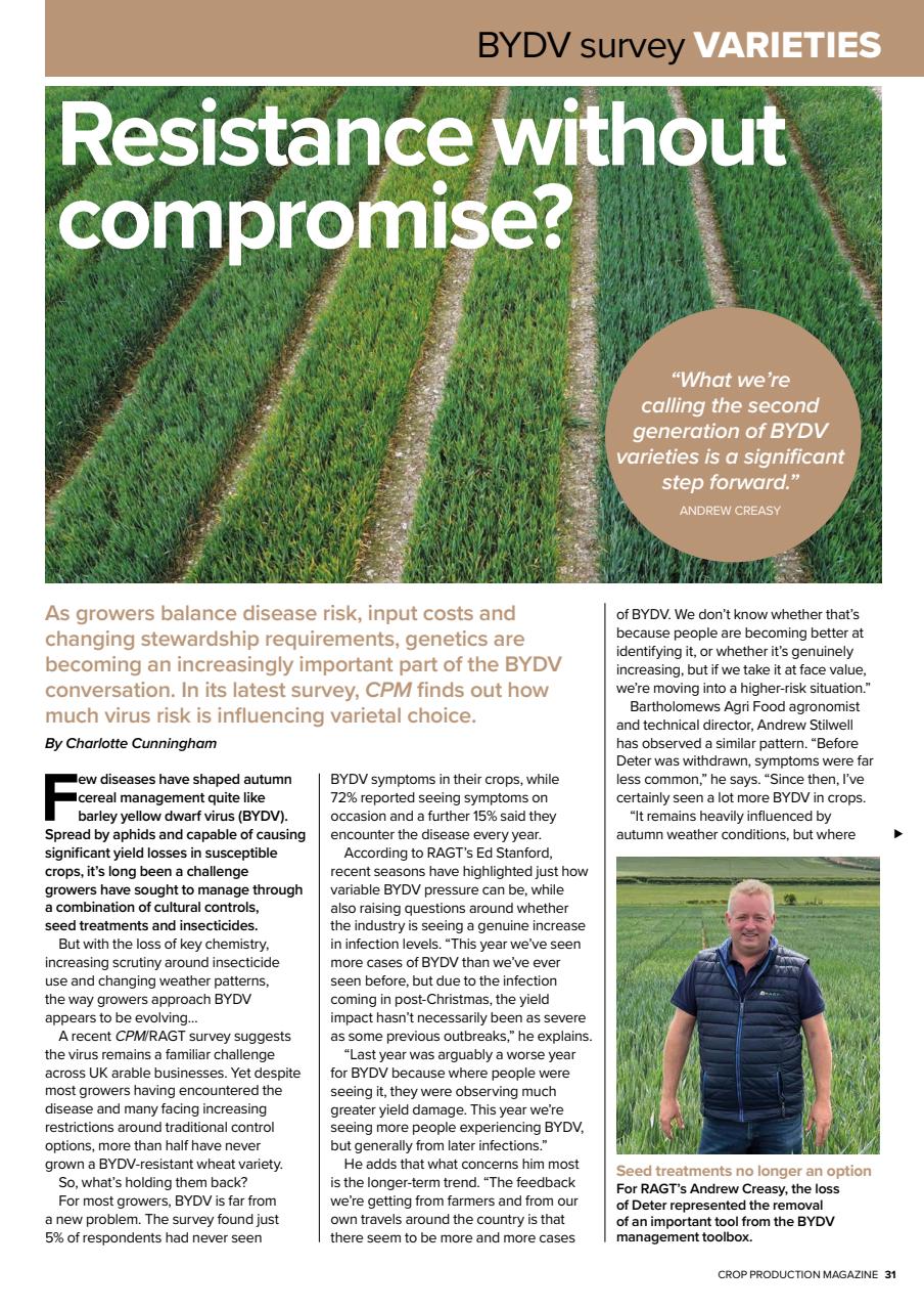 Crop Production Magazine Preview Pages