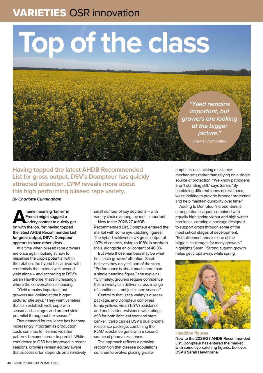 Crop Production Magazine Preview Pages