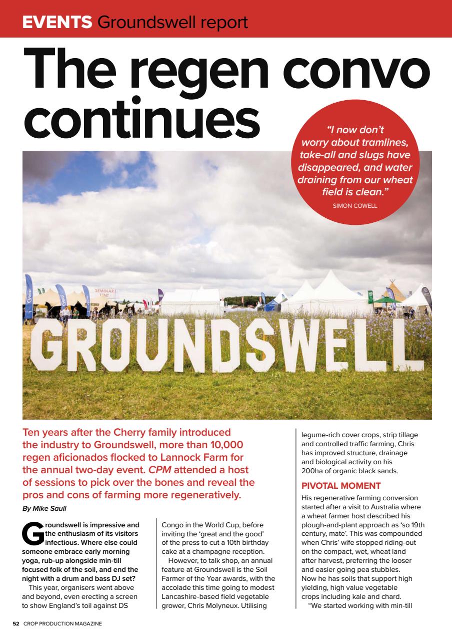 Crop Production Magazine Preview Pages