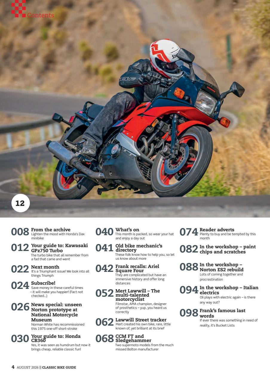 Classic Bike Guide Preview Pages