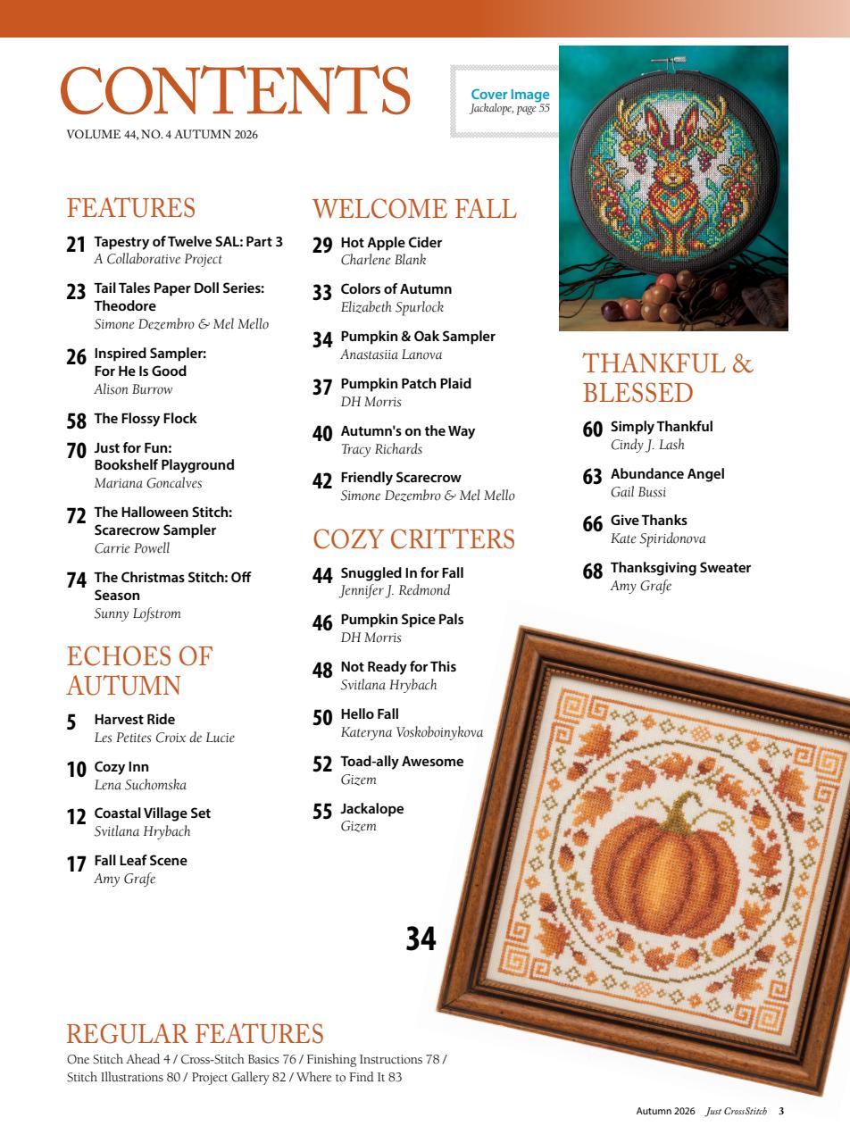 Just CrossStitch Preview Pages