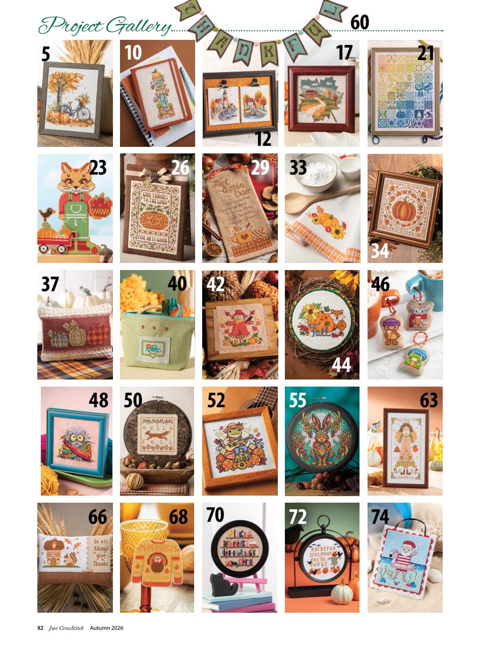 Just CrossStitch Preview Pages