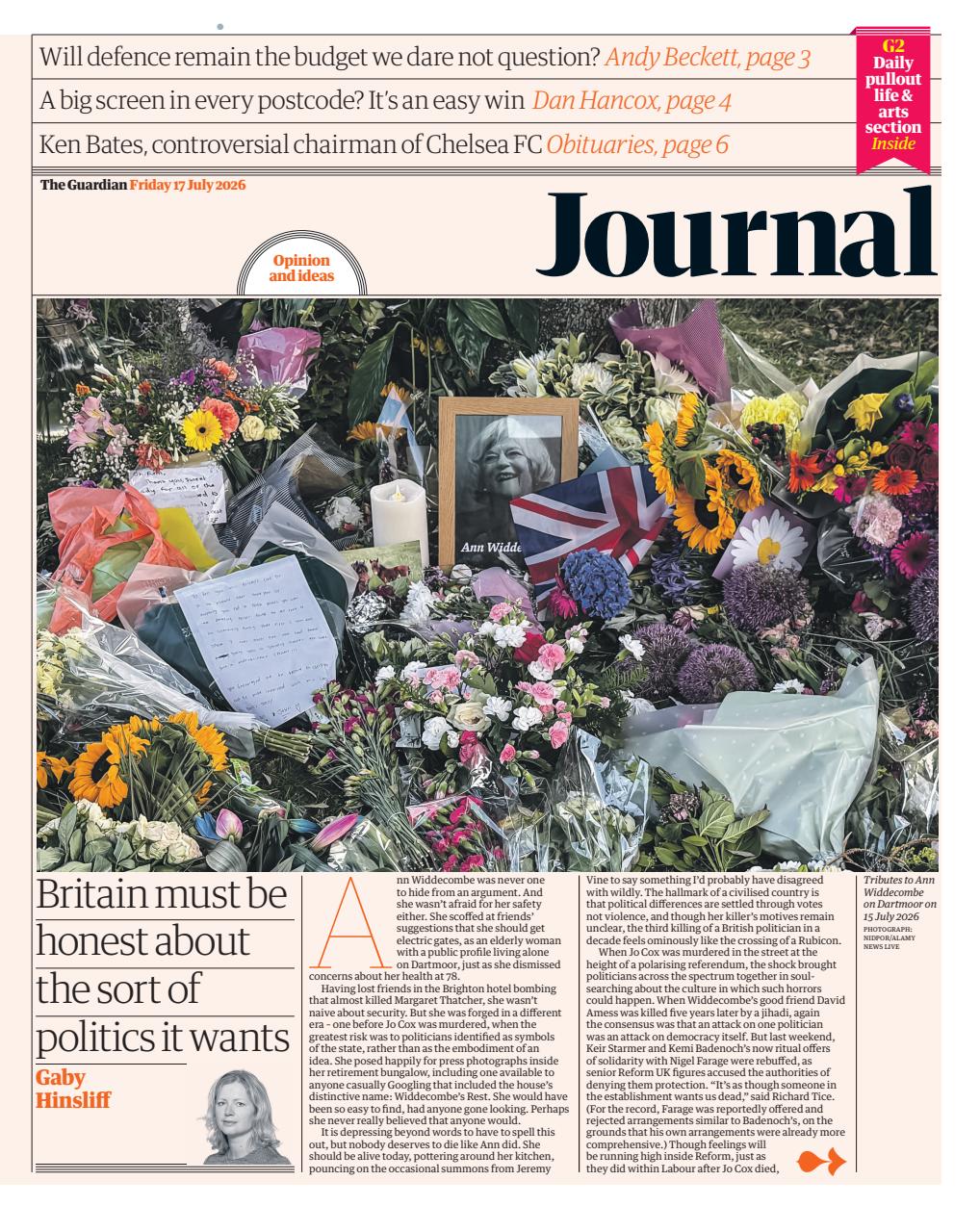 The Guardian Newspaper Preview Pages