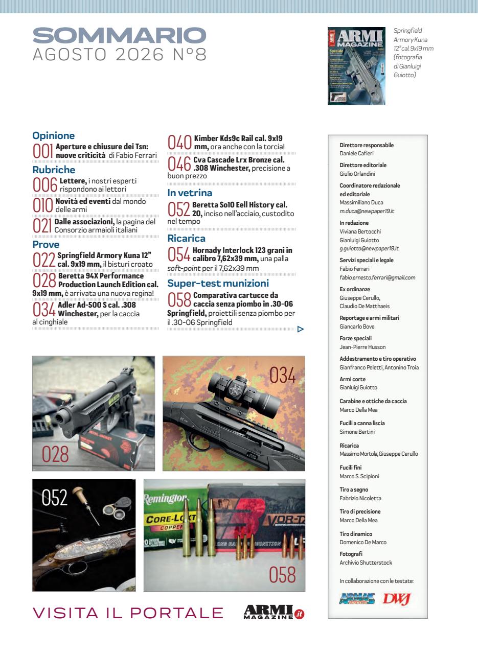ARMI MAGAZINE Preview Pages