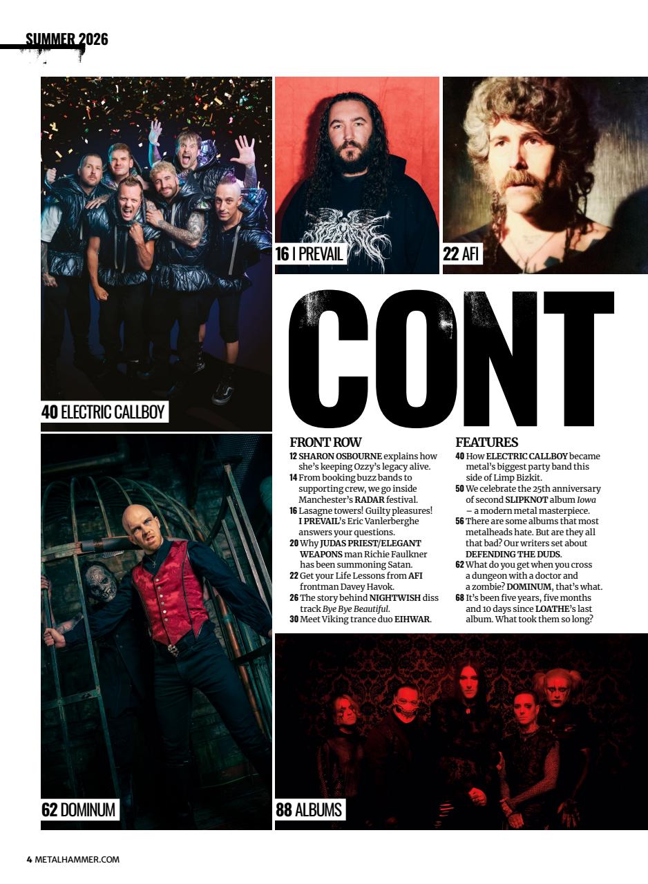 Metal Hammer Preview Pages