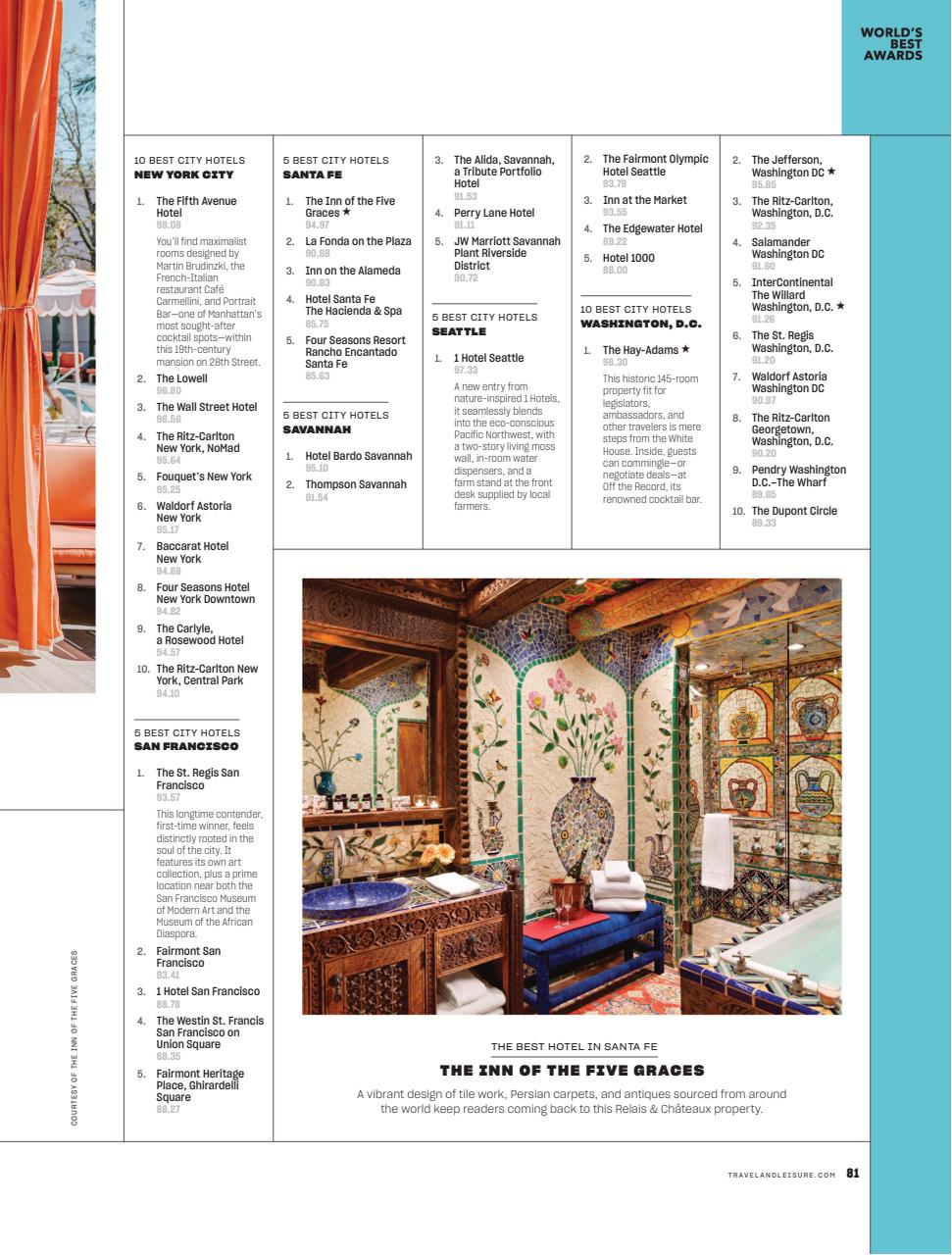 Travel + Leisure Preview Pages