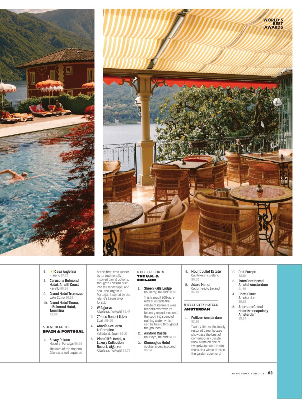 Travel + Leisure Preview Pages