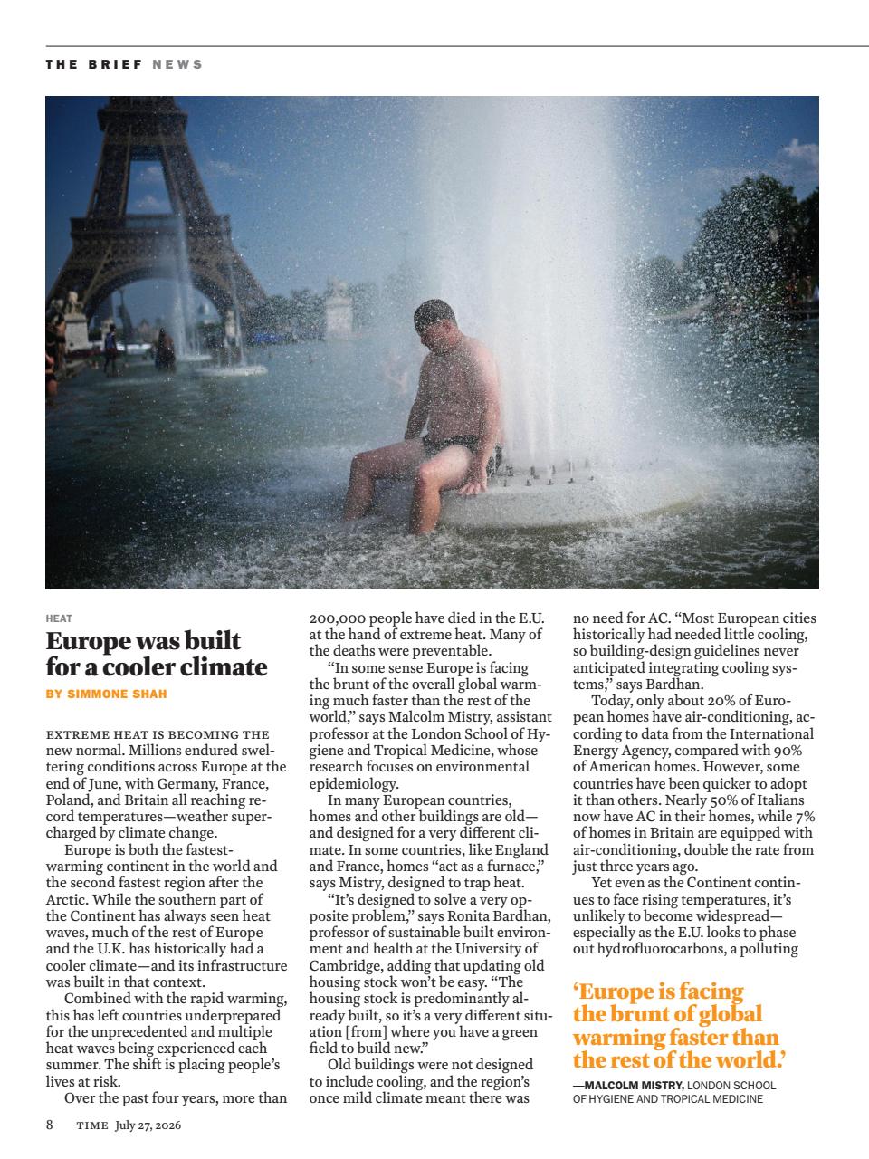TIME Magazine Europe Preview Pages