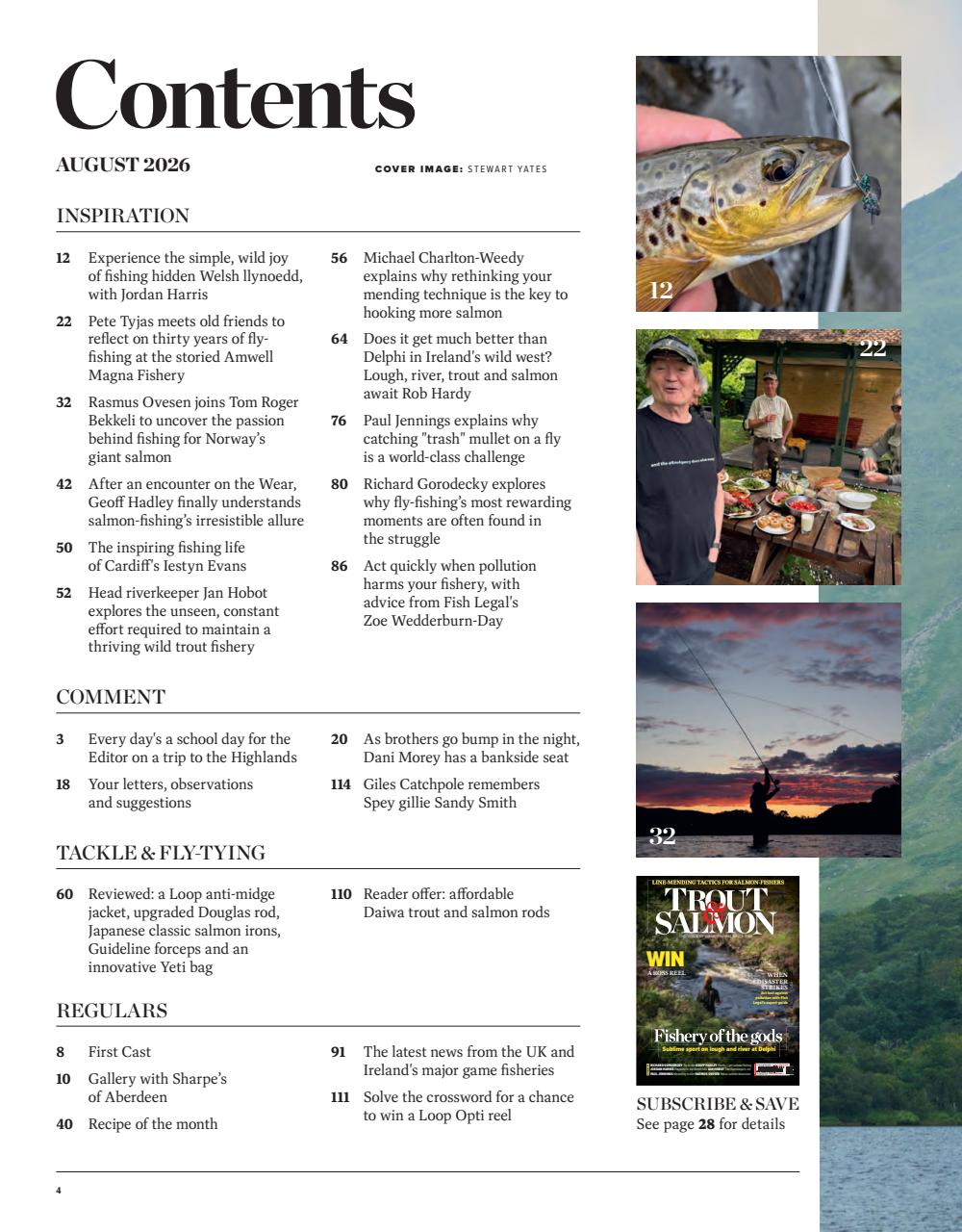 Trout & Salmon Preview Pages