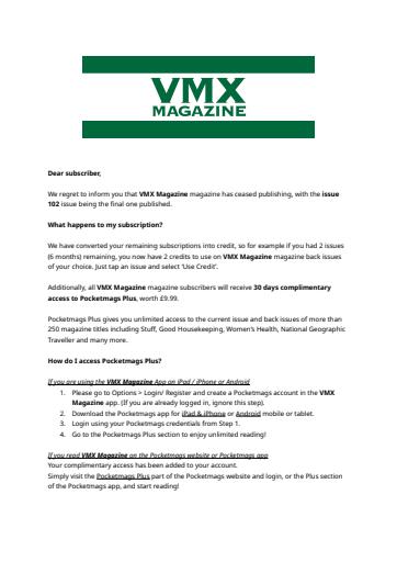 VMX Magazine issue 