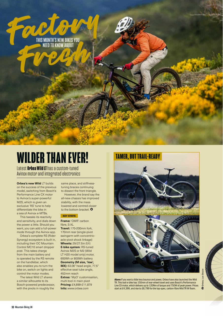 Mountain Biking UK Preview Pages