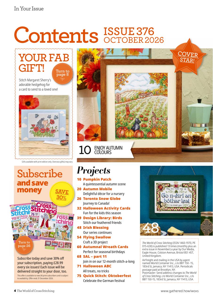 The World of Cross Stitching Preview Pages