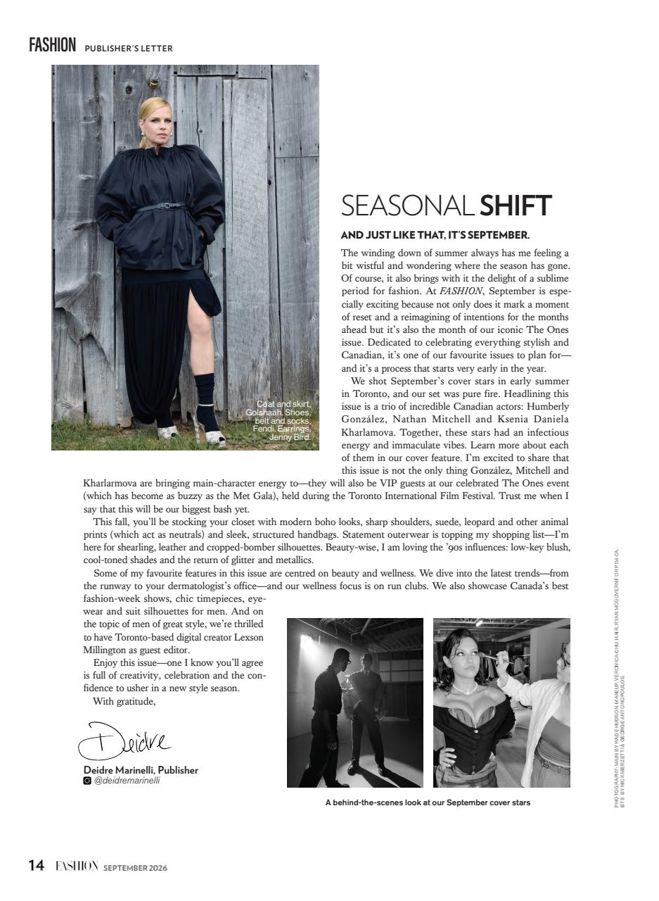 Fashion Magazine Preview Pages