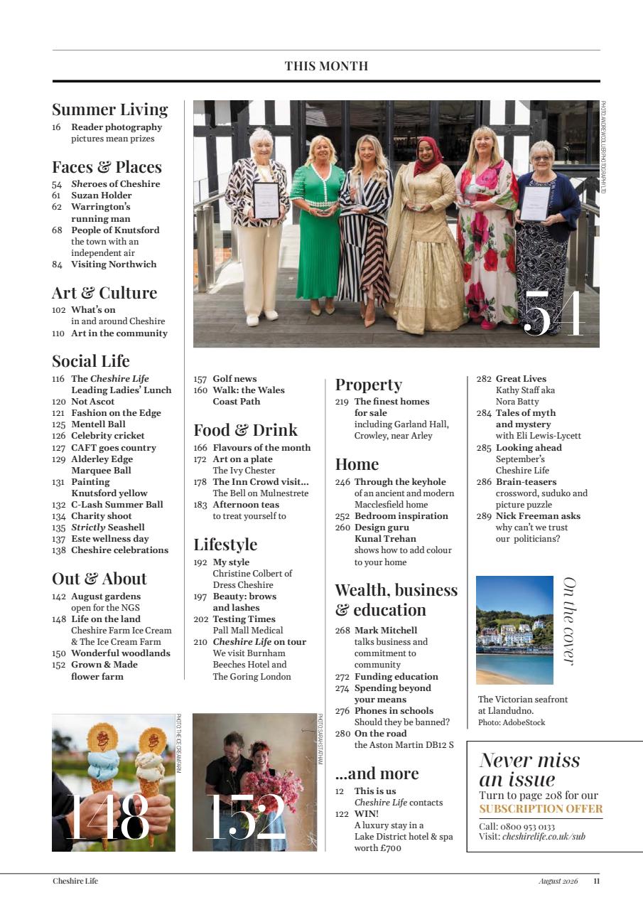 Cheshire Life Preview Pages