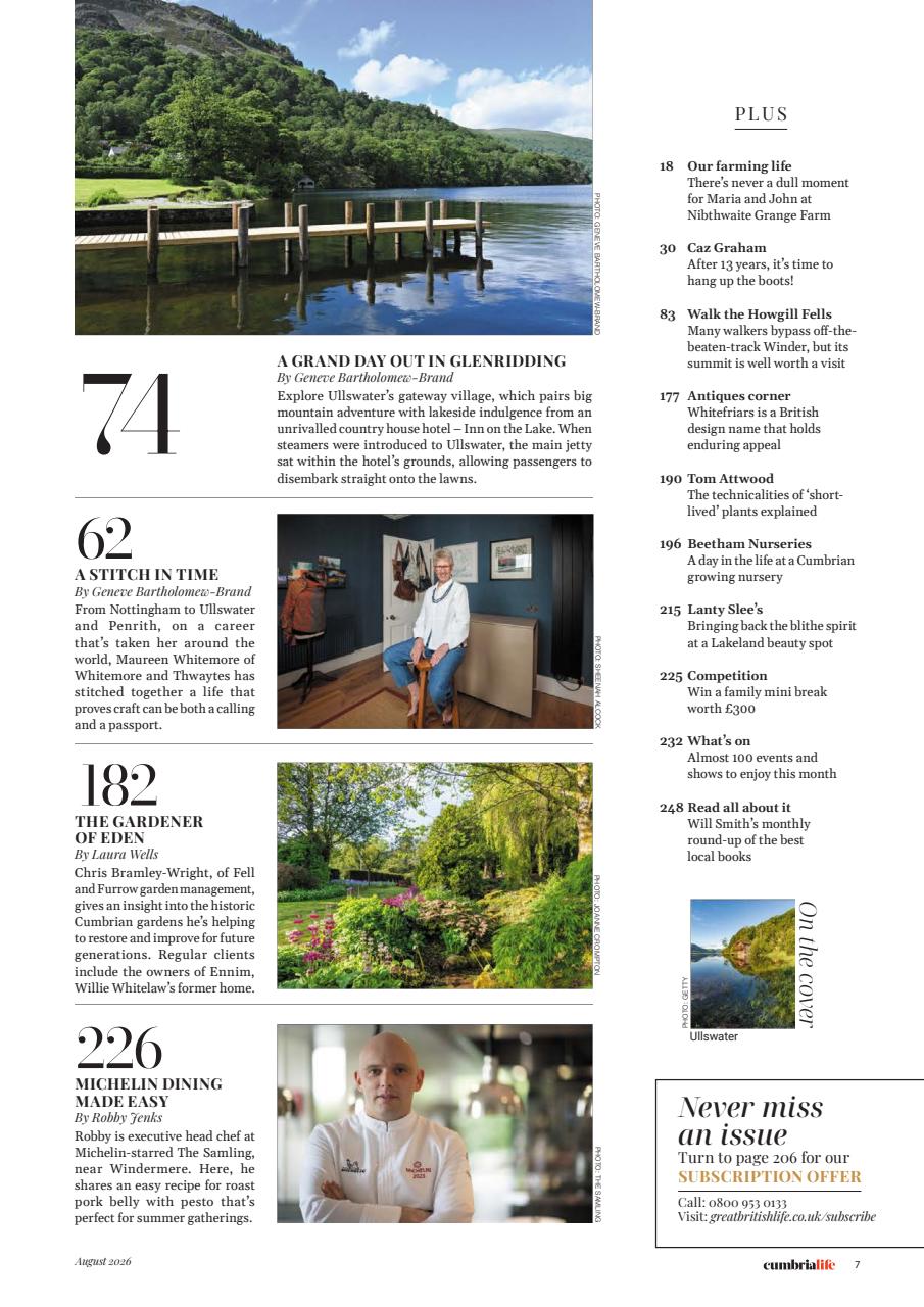 Cumbria Life Preview Pages