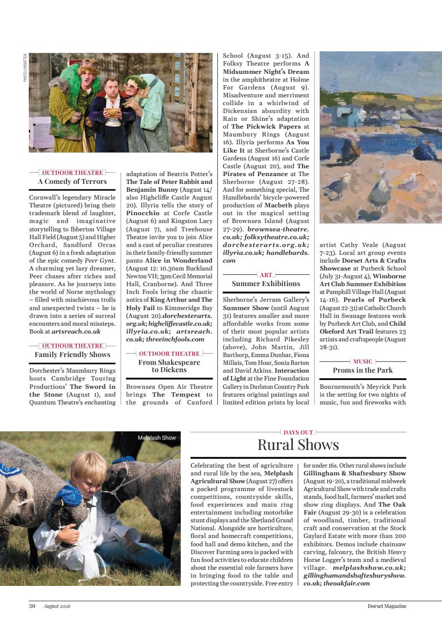 Dorset Magazine Preview Pages