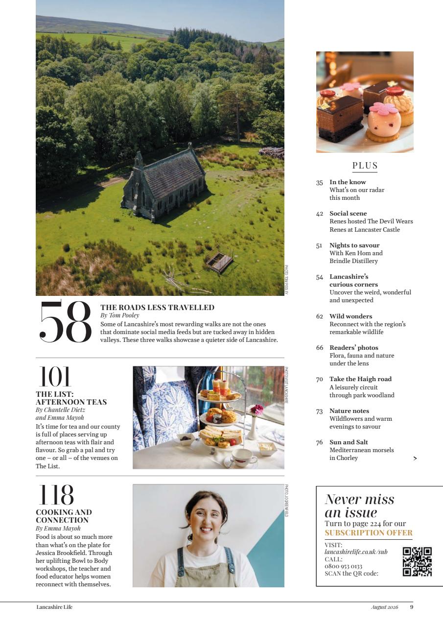 Lancashire Life Preview Pages