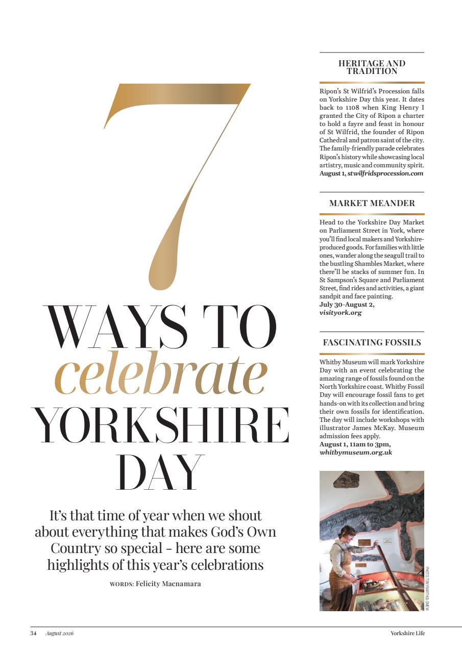 Yorkshire Life Preview Pages