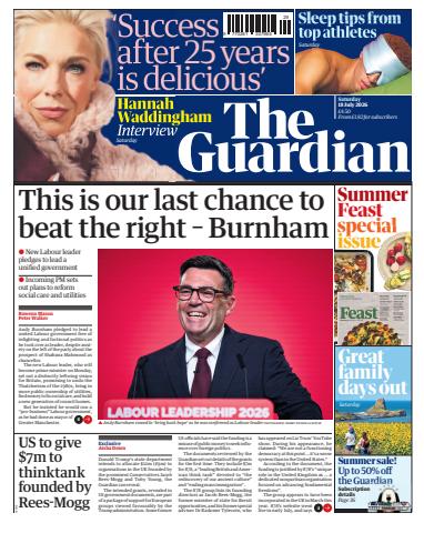 The Guardian Newspaper issue Saturday, 18 July 2026