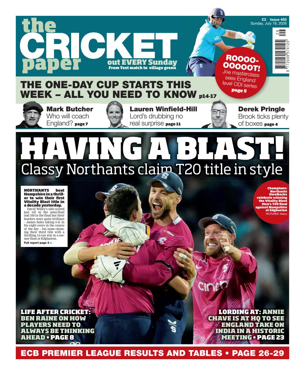 The Cricket Paper Preview Pages