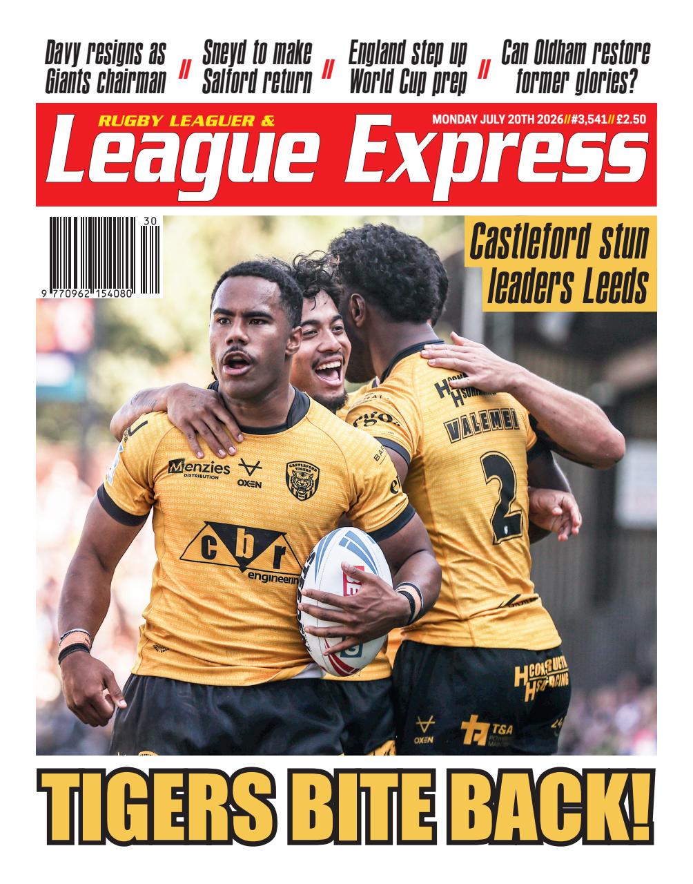 League Express Preview Pages