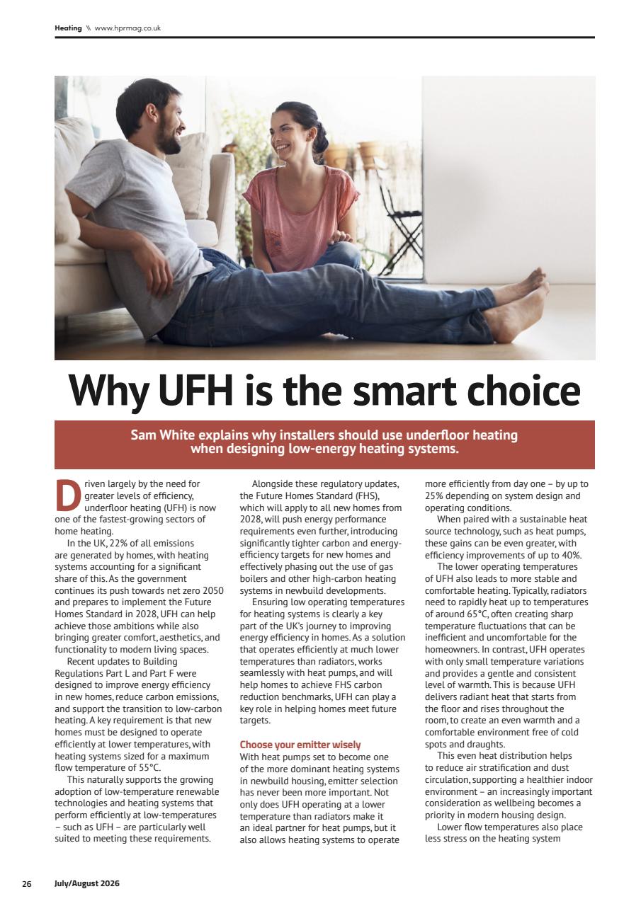 Heating, Plumbing & Renewables Preview Pages