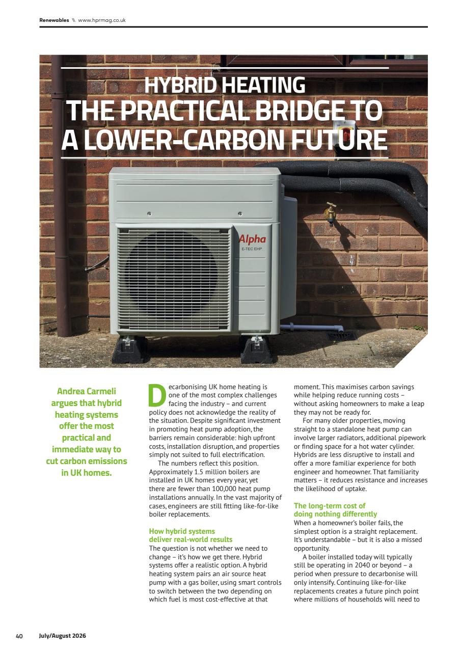 Heating, Plumbing & Renewables Preview Pages