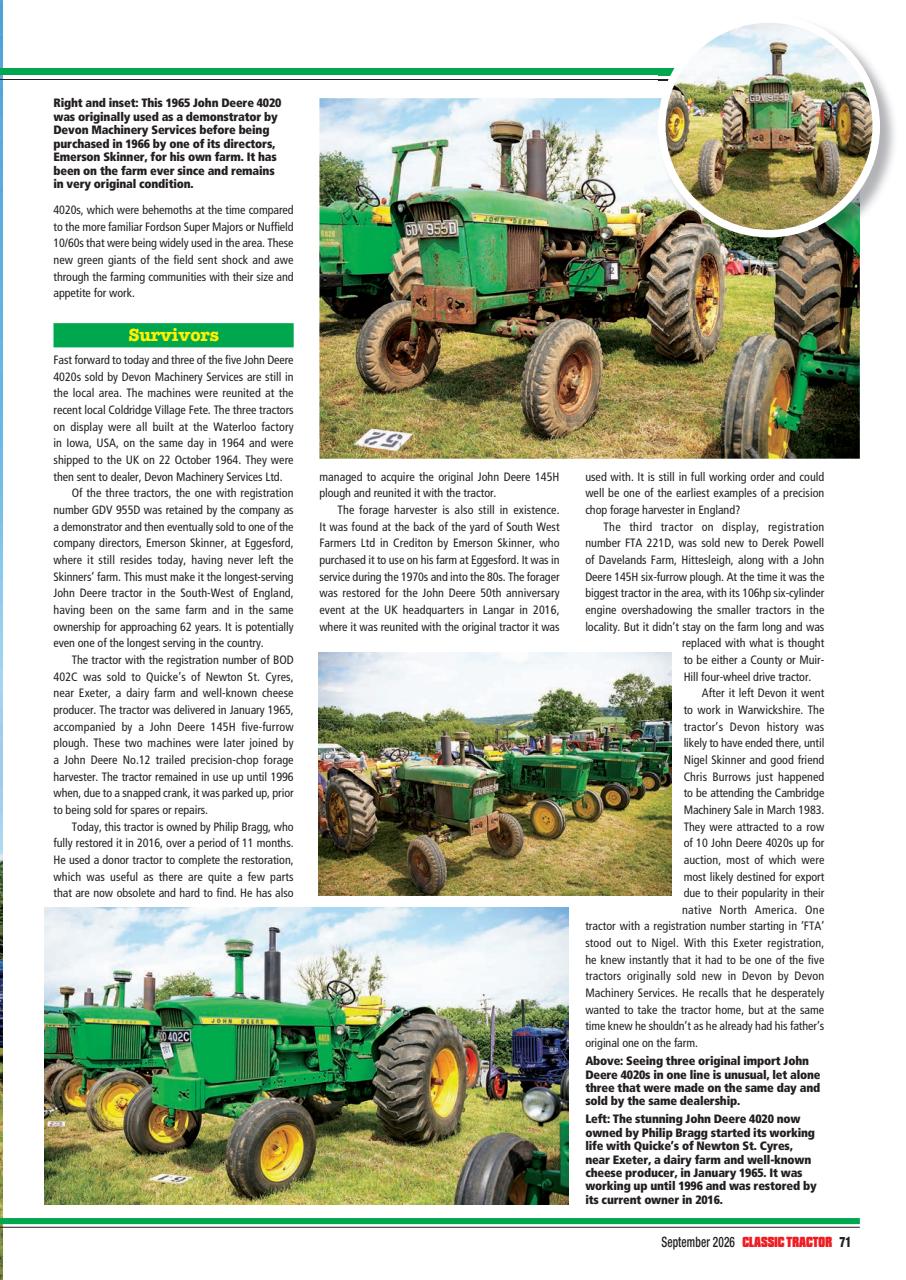 Classic Tractor Preview Pages